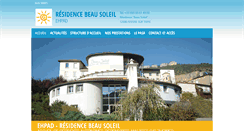 Desktop Screenshot of maison-retraite-beausoleil.com
